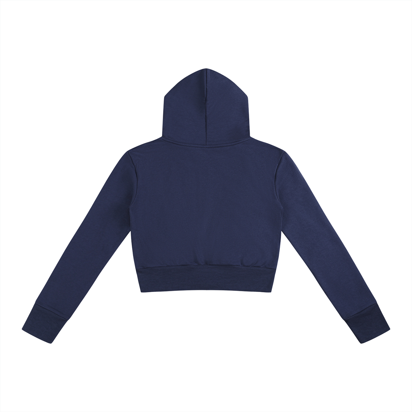 Slim Crop Full Zip Hoodie