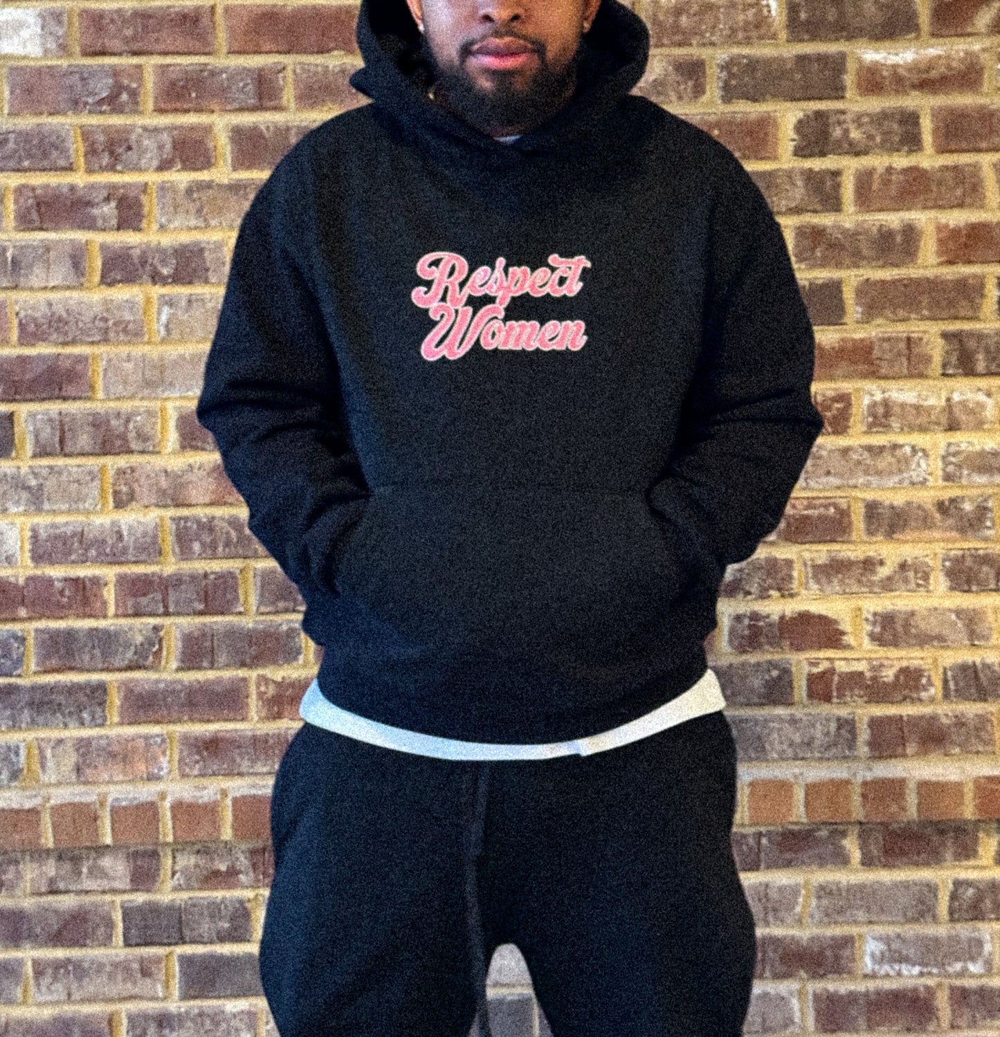 Oversize "Respect Women" Hoodie