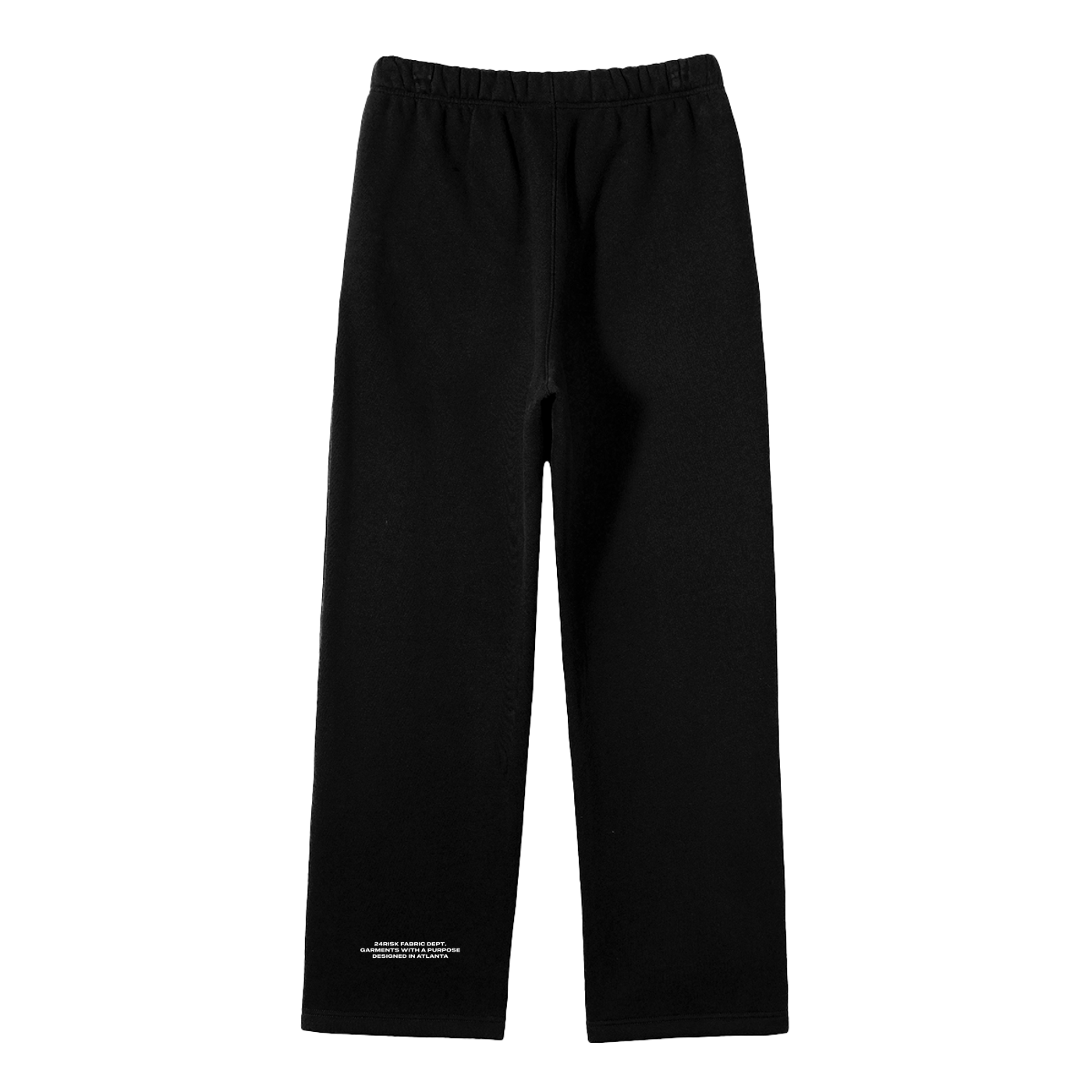 Black "ARN" Straight Leg Pants