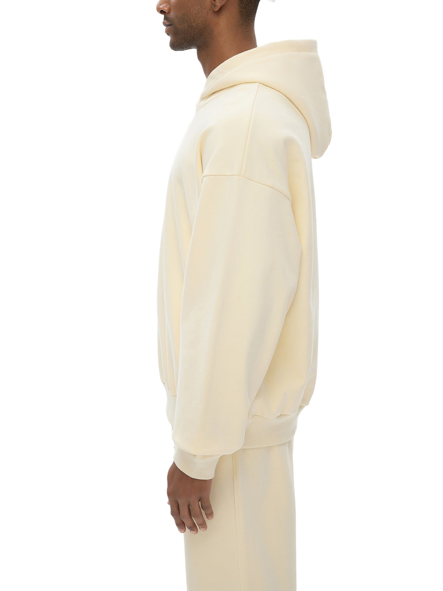 Cream Oversize "Risk It All" Hoodie