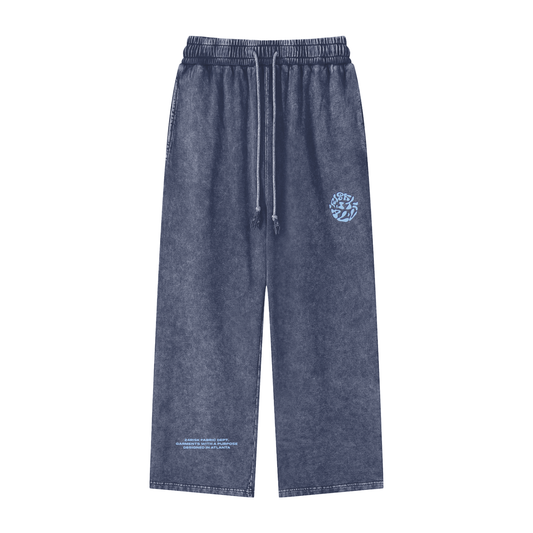 "True Blue" Straight Leg Sweat Pants