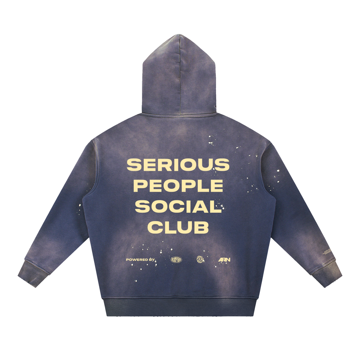 "Serious People" Oversized and Heavy Weighted Hoodie