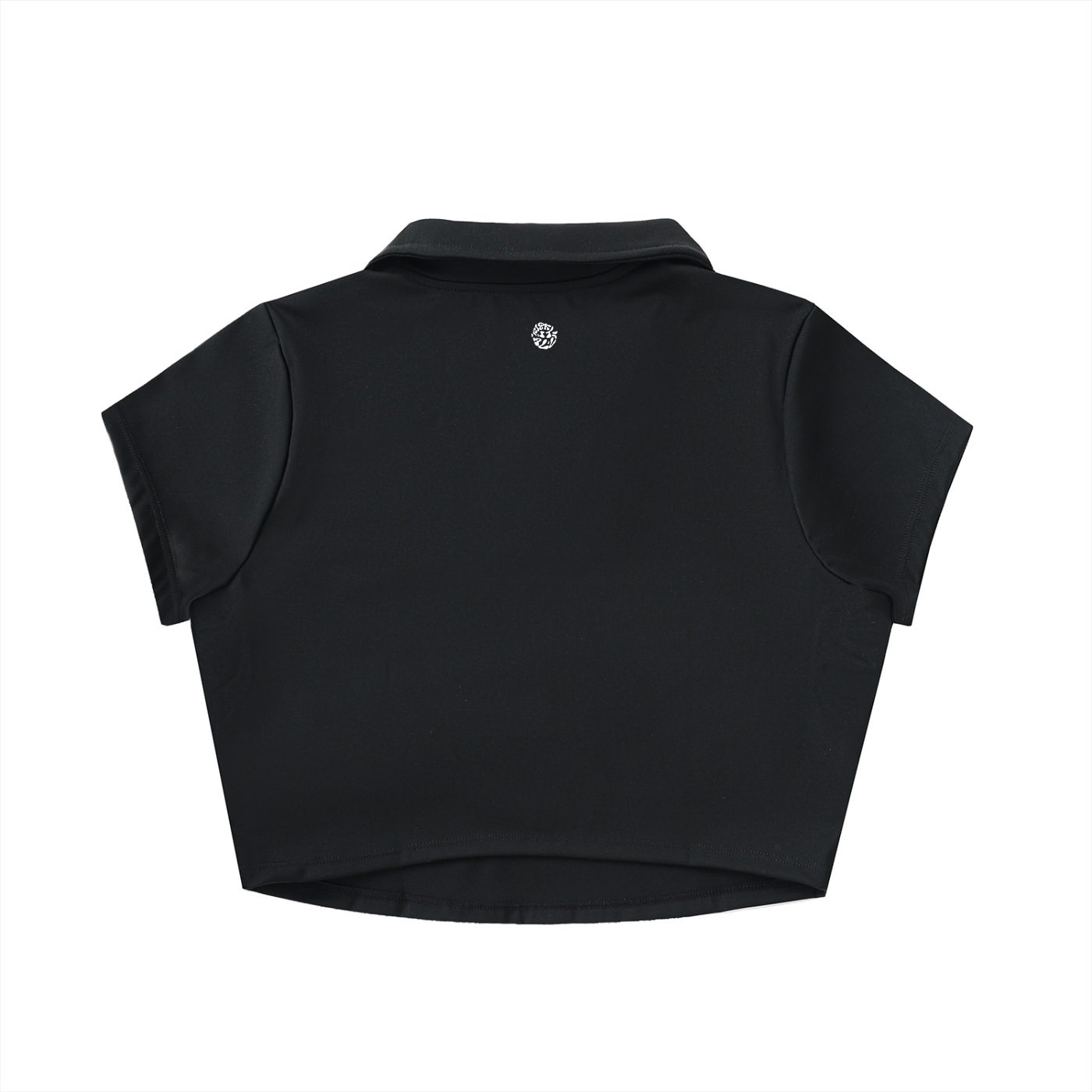 Black "Risk It All" Crop Top
