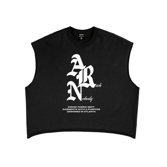 "ARN" Cropped Boxy Tank Top