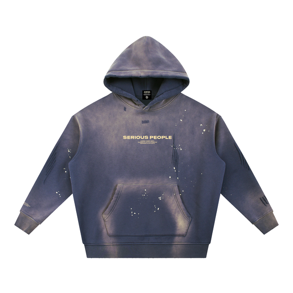 "Serious People" Oversized and Heavy Weighted Hoodie
