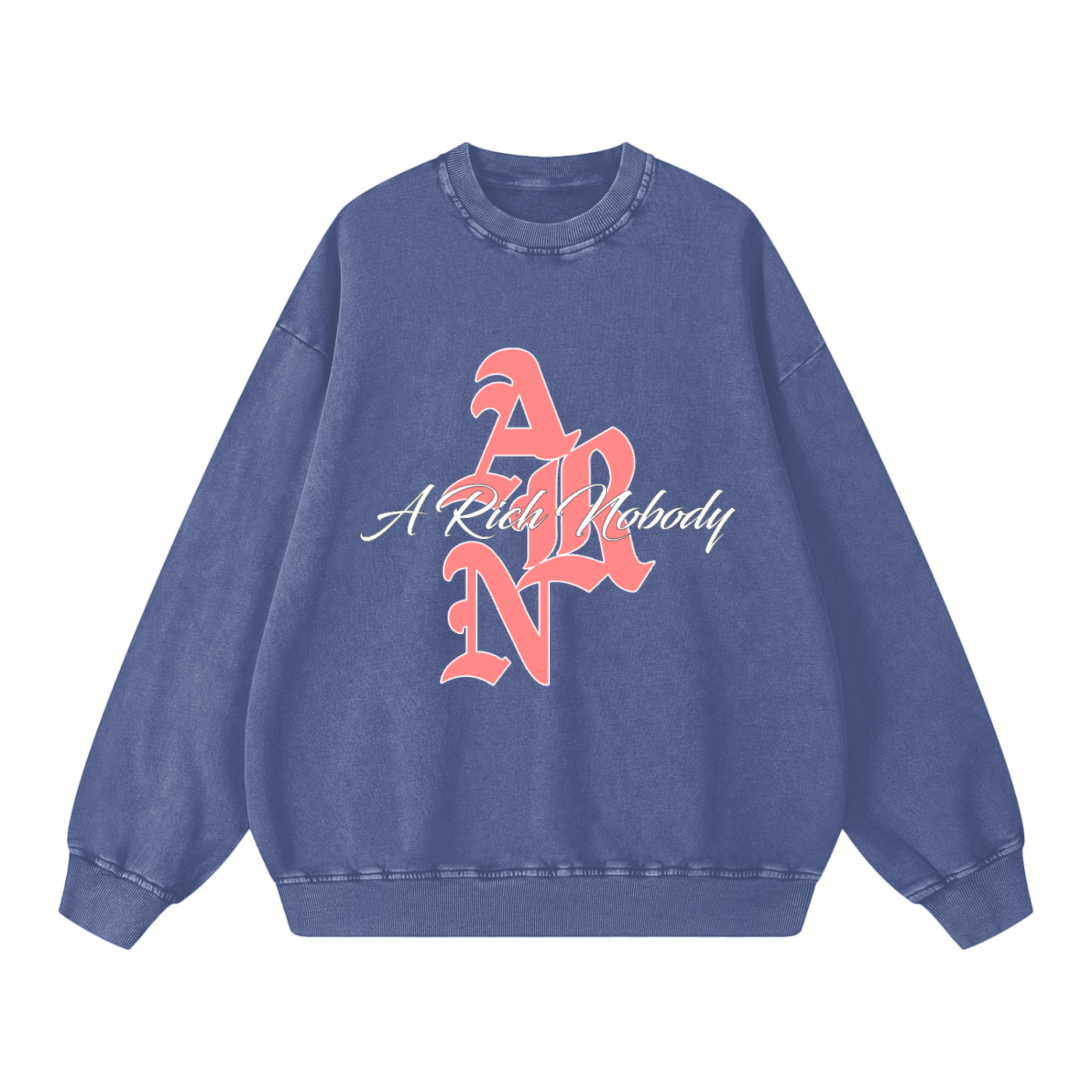 Blue Oversized Sweatshirt