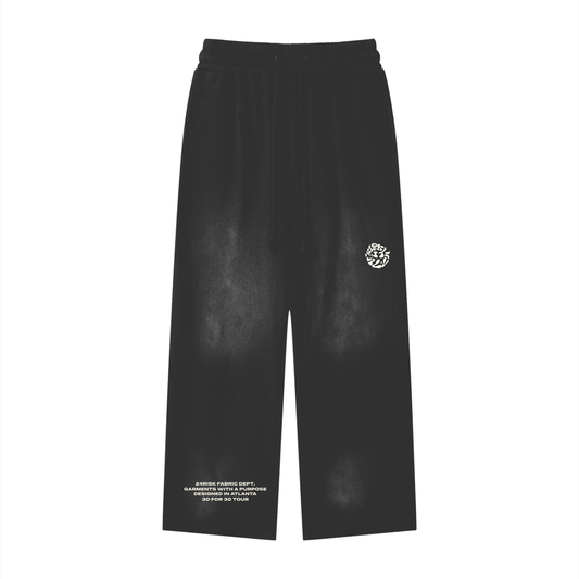 Black "Risk It All" Sweatpants