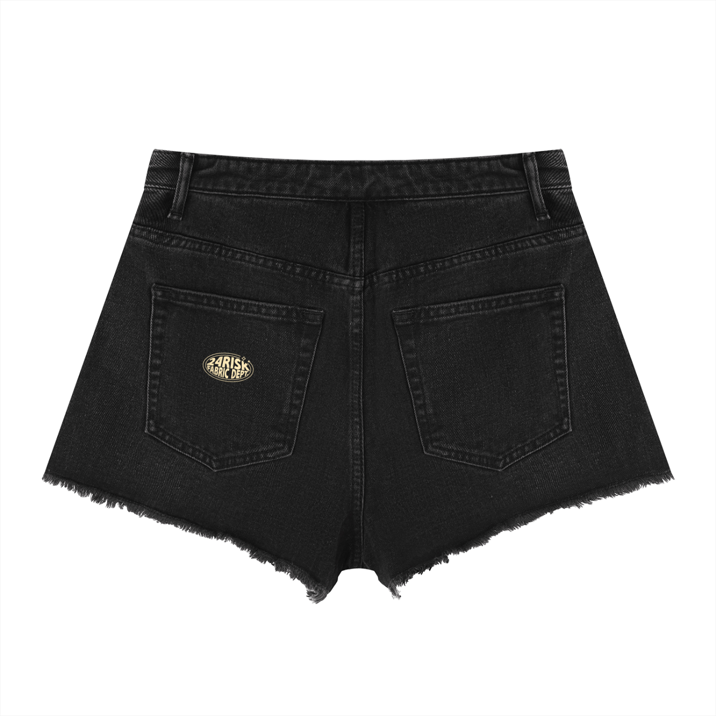 High Rise Denim Shorts