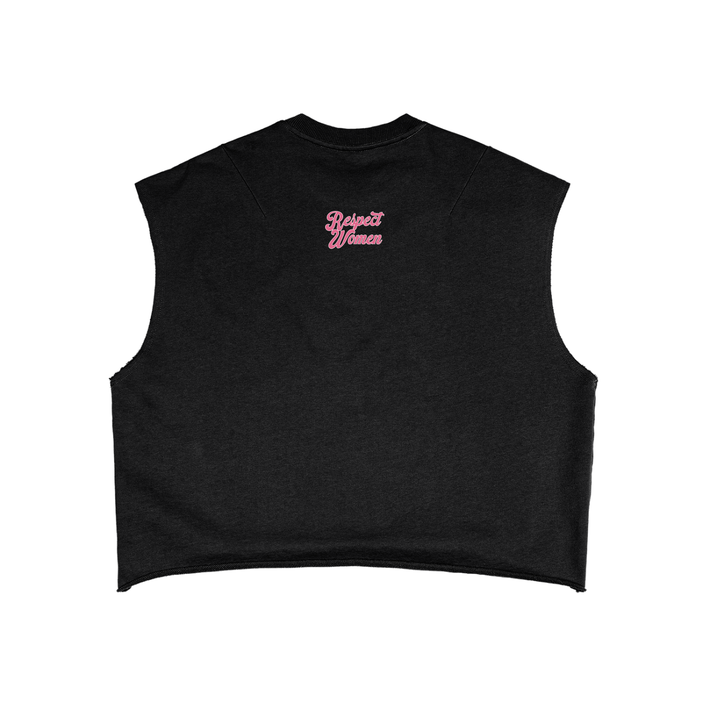 French Terry "Respect Women" Boxy Tank Top