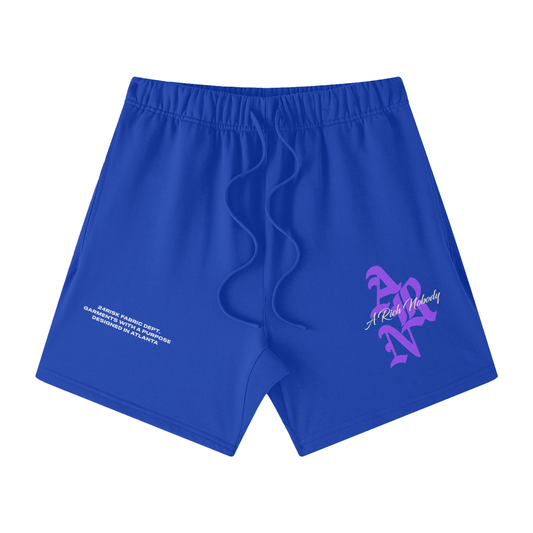 Aqua "ARN"  Shorts