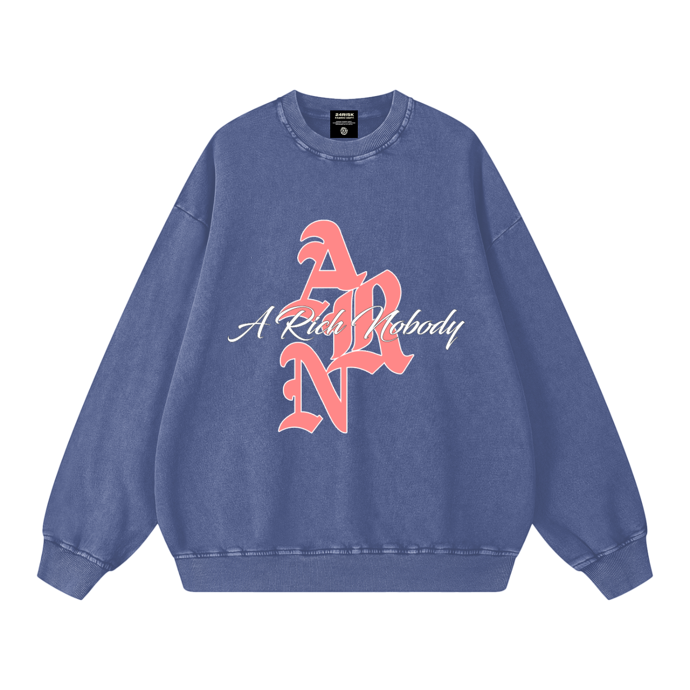 Blue Oversized Sweatshirt