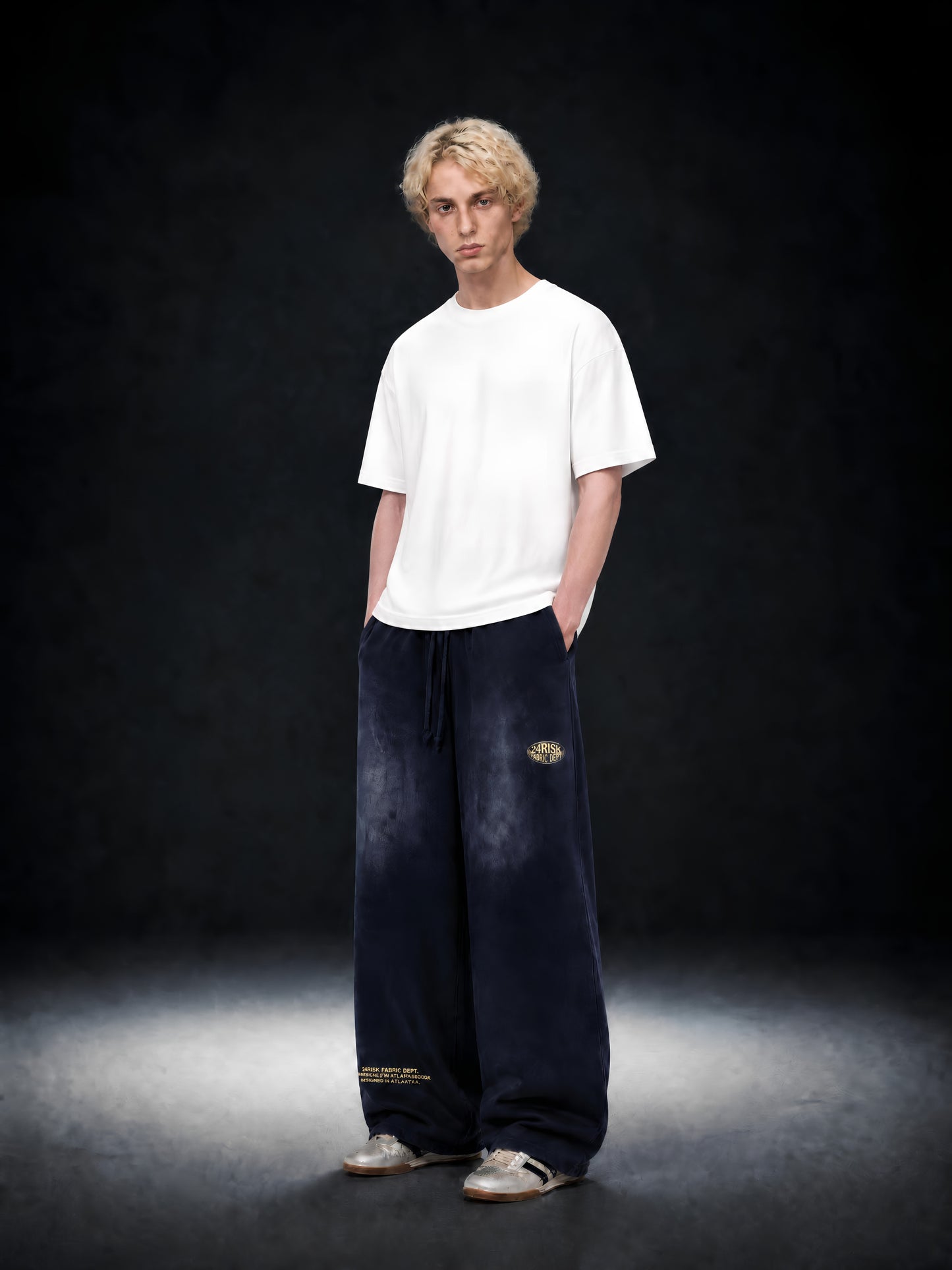 "24Risk" Loose Fit Heavy Sweatpants