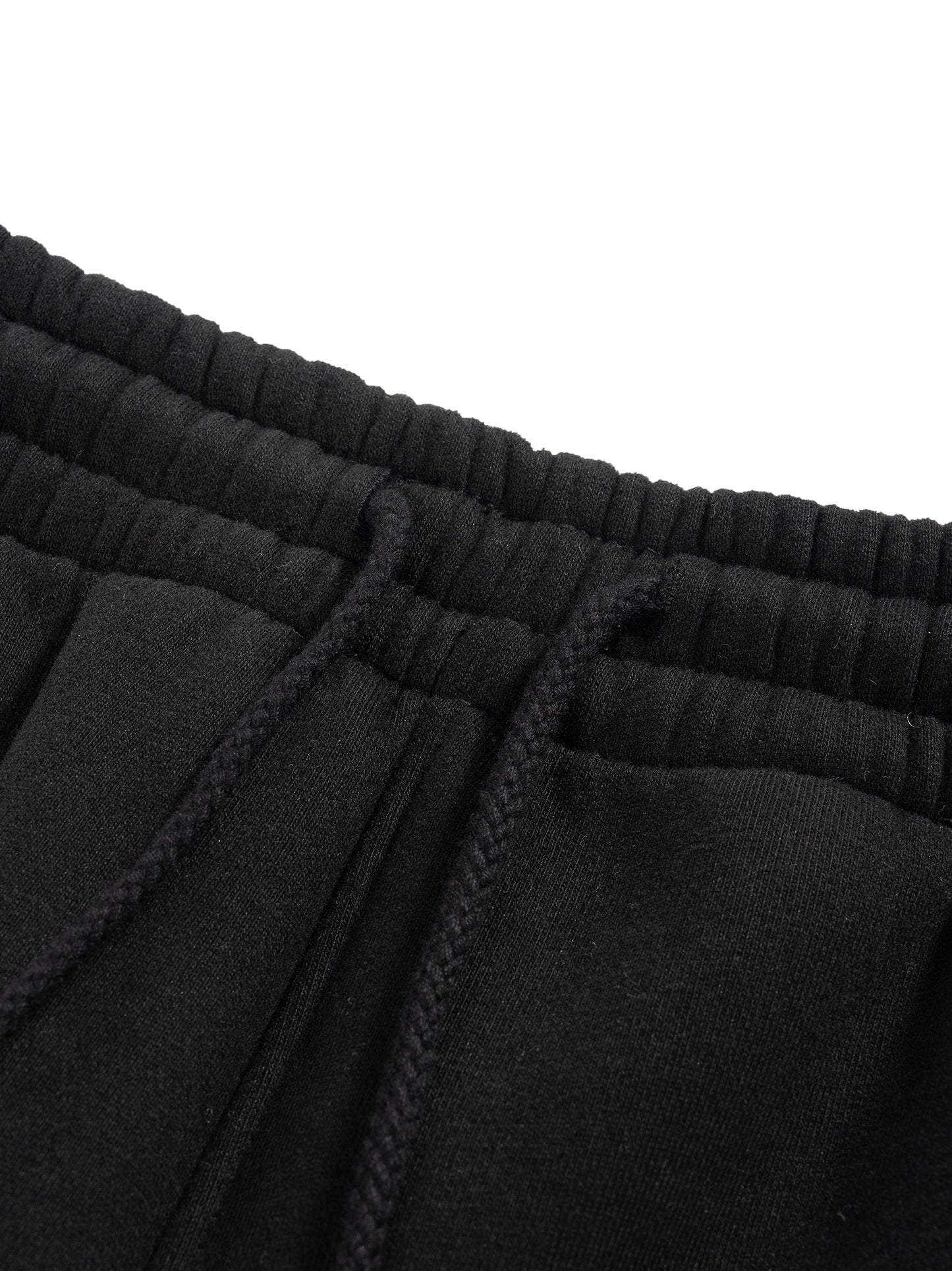 Black "ARN" Straight-Leg Sweatpants