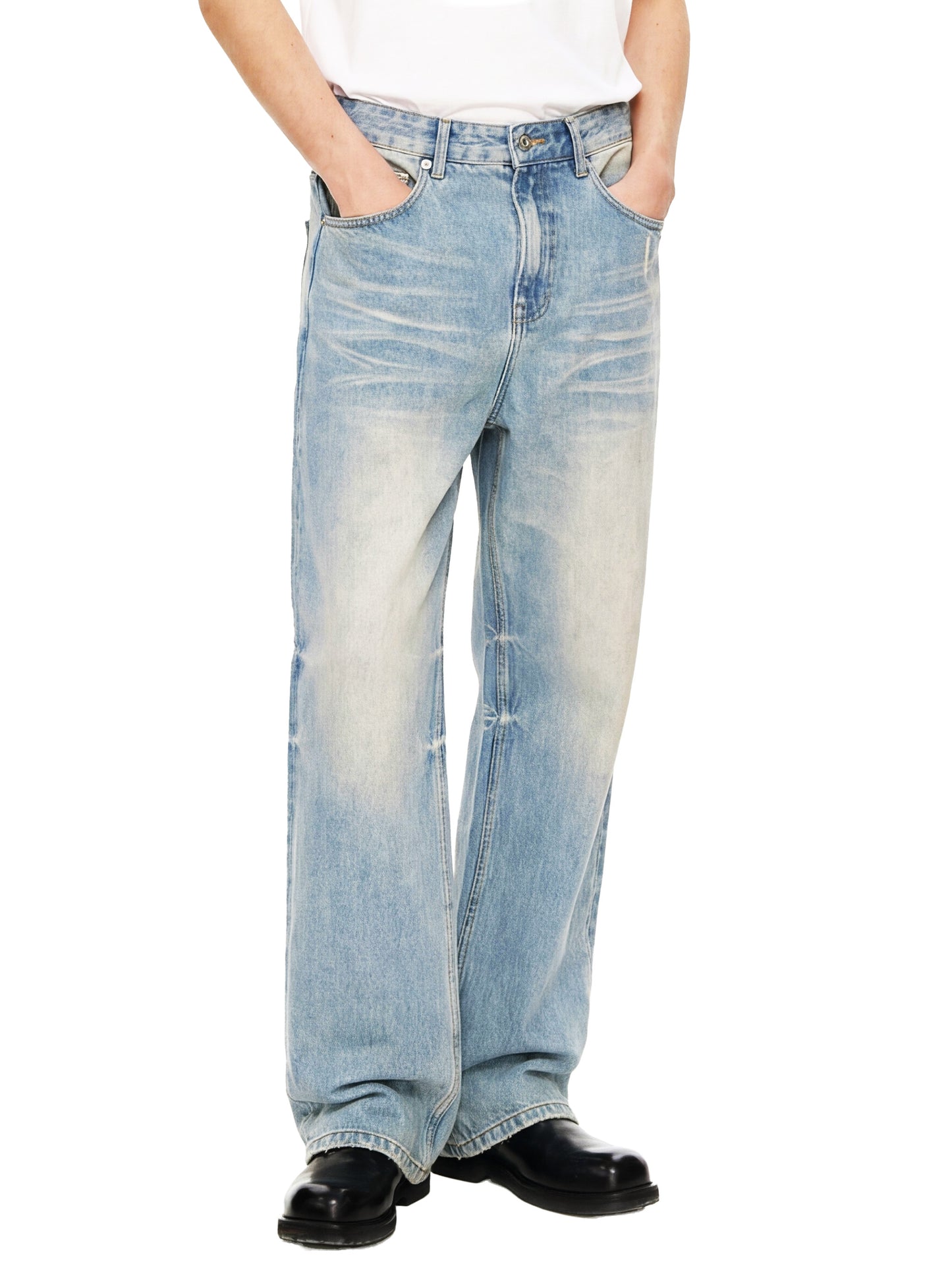 Luxury Streetwear Jeans – Heavyweight Relaxed Fit Denim Pants | 24Risk Fabric Dept